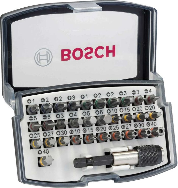 Tooled Up | Bosch Professional Bosch 32 Piece Screwdriver Bit Set Bosch Professional Bosch 32 Piece Screwdriver Bit Set