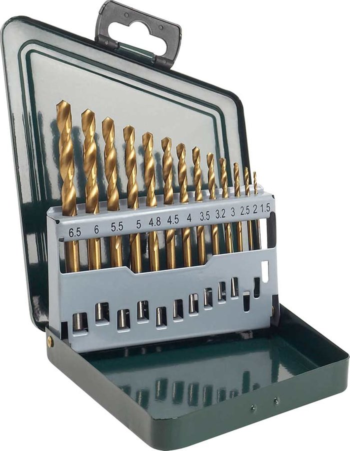 Tooled Up | Bosch Home and Garden Bosch 13 Piece HSS-Titanium Drill Bit Set Bosch Home and Garden Bosch 13 Piece HSS-Titanium Drill Bit Set