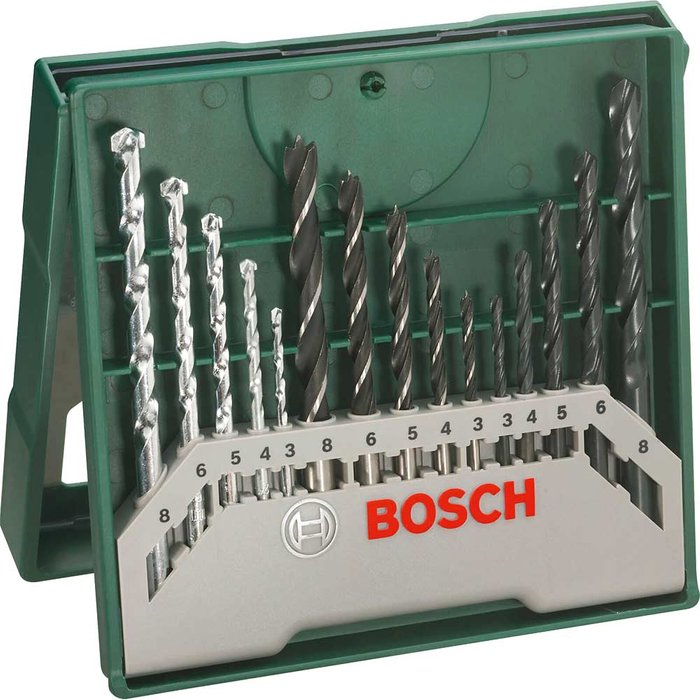 Tooled Up | Bosch Bosch X-Line 15-Piece Mixed Drill Bit Set Bosch Bosch X-Line 15-Piece Mixed Drill Bit Set