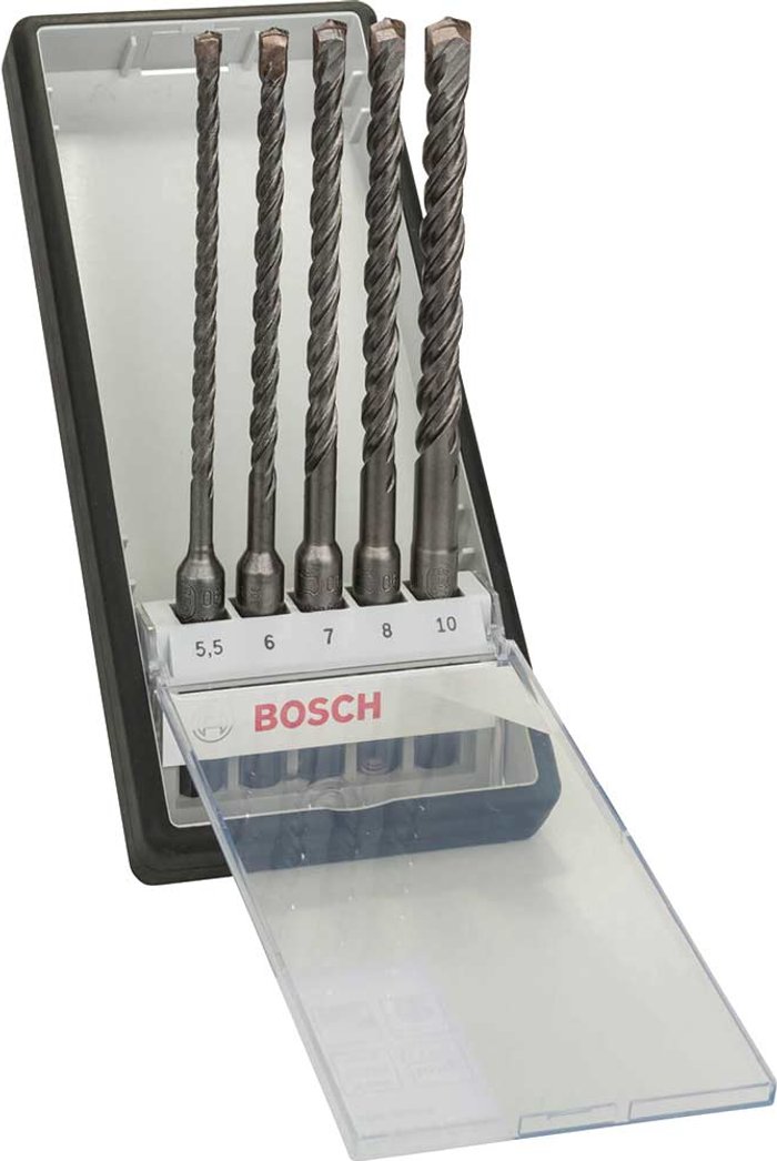 Tooled Up | Bosch Professional Bosch 5 Piece SDS Plus Masonry Drill Bit Set Bosch Professional Bosch 5 Piece SDS Plus Masonry Drill Bit Set