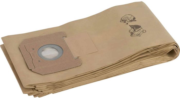 Tooled Up | Bosch Professional Bosch Paper Filter Bags for GAS 55 Pack of 5 Bosch Professional Bosch Paper Filter Bags for GAS 55 Pack of 5