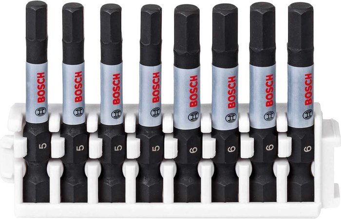 Tooled Up | Bosch Professional Bosch 8 Piece Impact Control Hexagon Screwdriver Bit Set Bosch Professional Bosch 8 Piece Impact Control Hexagon Screwdriver Bit Set