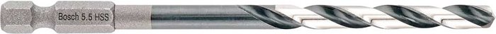 Tooled Up | Bosch Professional Bosch HSS Impact Drill Bit 5.5mm Pack of 1 Bosch Professional Bosch HSS Impact Drill Bit 5.5mm Pack of 1