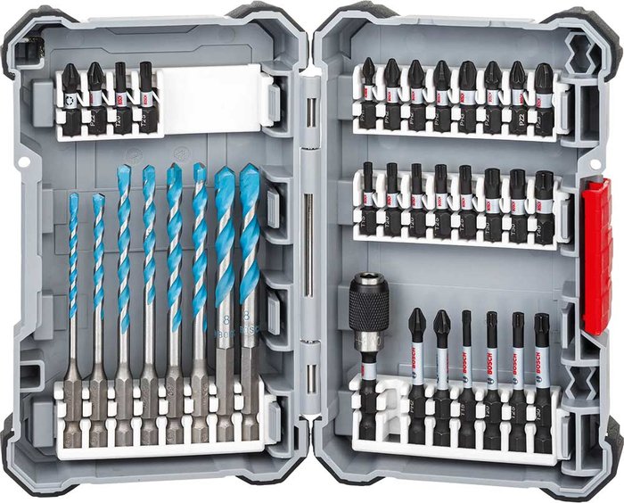Tooled Up | Bosch Bosch 35 Piece Impact Control Multi Purpose Construction Drill & Screwdriver Set Bosch Bosch 35 Piece Impact Control Multi Purpose Construction Drill & Screwdriver Set