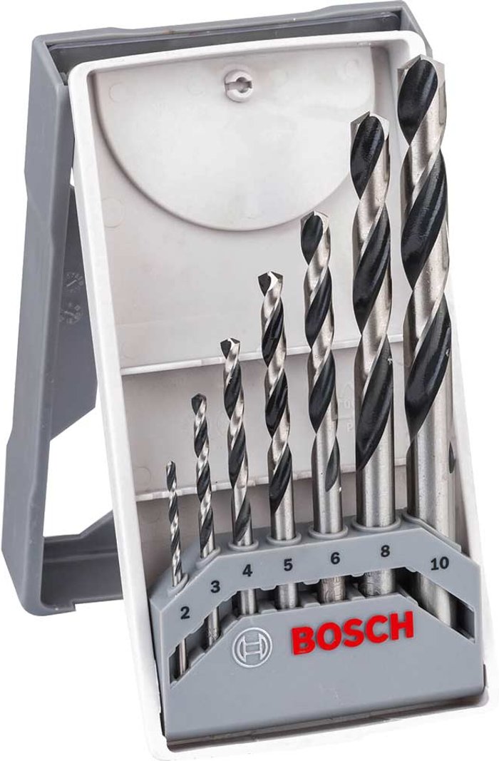 Tooled Up | Bosch Professional Bosch 7 Piece PointTeq HSS Drill Bit Set Bosch Professional Bosch 7 Piece PointTeq HSS Drill Bit Set