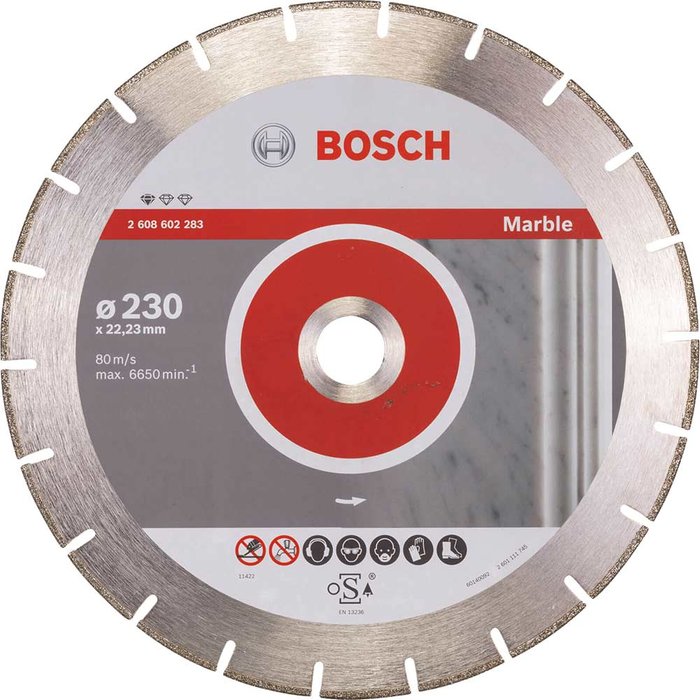 Tooled Up | Bosch Professional Bosch Diamond Disc for Marble 230mm Bosch Professional Bosch Diamond Disc for Marble 230mm