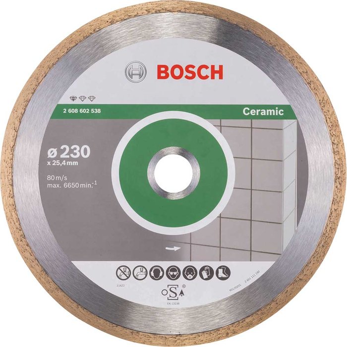 Tooled Up | Bosch Professional Bosch Professional Ceramic Diamond Cutting Disc 230mm Bosch Professional Bosch Professional Ceramic Diamond Cutting Disc 230mm