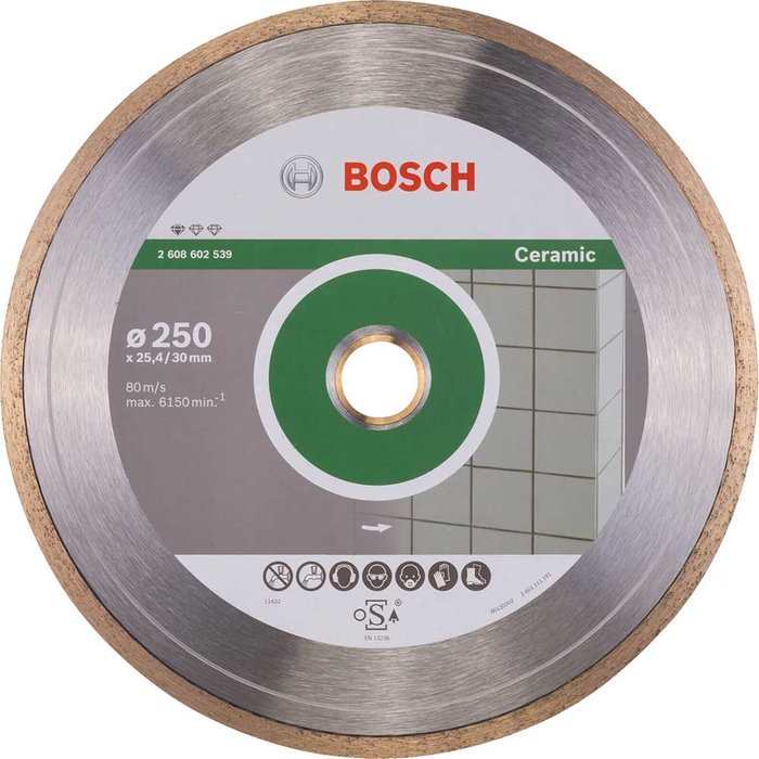 Tooled Up | Bosch Professional Bosch Professional Ceramic Diamond Cutting Disc 250mm Bosch Professional Bosch Professional Ceramic Diamond Cutting Disc 250mm