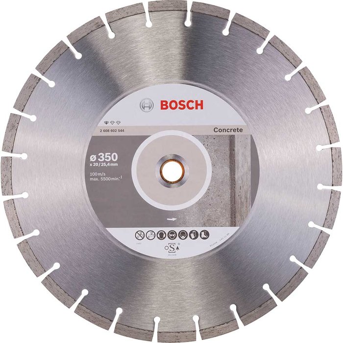Tooled Up | Bosch Professional Bosch Standard Diamond Disc Concrete 350mm Bosch Professional Bosch Standard Diamond Disc Concrete 350mm