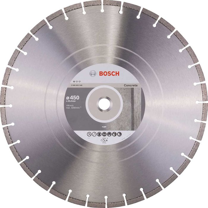 Tooled Up | Bosch Professional Bosch Standard Diamond Disc Concrete 450mm Bosch Professional Bosch Standard Diamond Disc Concrete 450mm