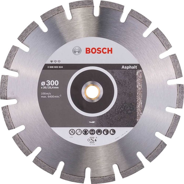 Tooled Up | Bosch Professional Bosch Standard Diamond Disc for Asphalt 300mm Bosch Professional Bosch Standard Diamond Disc for Asphalt 300mm