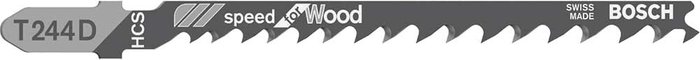 Tooled Up | Bosch Professional Bosch T244 D Wood Cutting Jigsaw Blades Pack of 5 Bosch Professional Bosch T244 D Wood Cutting Jigsaw Blades Pack of 5