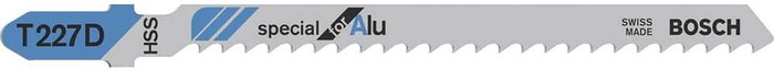 Tooled Up | Bosch Professional Bosch T227 D Aluminium Cutting Jigsaw Blades Pack of 5 Bosch Professional Bosch T227 D Aluminium Cutting Jigsaw Blades Pack of 5