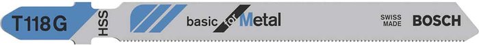 Tooled Up | Bosch Bosch T118g Metal Jigsaw Blade Pack of 5 Bosch Bosch T118g Metal Jigsaw Blade Pack of 5