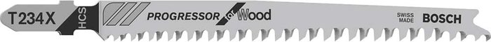 Tooled Up | Bosch Professional Bosch T234 X Wood Cutting Jigsaw Blades Pack of 3 Bosch Professional Bosch T234 X Wood Cutting Jigsaw Blades Pack of 3