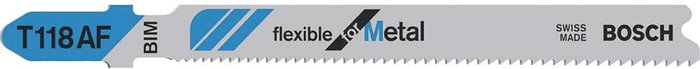 Tooled Up | Bosch Professional Bosch T118 AF Metal Cutting Jigsaw Blades Pack of 5 Bosch Professional Bosch T118 AF Metal Cutting Jigsaw Blades Pack of 5