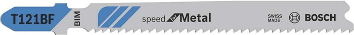 Tooled Up | Bosch Professional Bosch T121BF Speed Metal Cutting Jigsaw Blade Pack of 3 Bosch Professional Bosch T121BF Speed Metal Cutting Jigsaw Blade Pack of 3