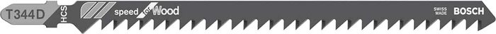 Tooled Up | Bosch Professional Bosch T344 D Wood Cutting Jigsaw Blades Pack of 3 Bosch Professional Bosch T344 D Wood Cutting Jigsaw Blades Pack of 3