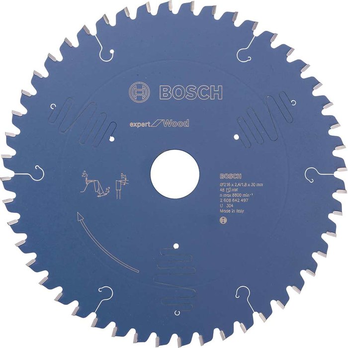 Tooled Up | Bosch Professional Bosch Expert Wood Cutting Mitre Saw Blade 216mm 48T 30mm Bosch Professional Bosch Expert Wood Cutting Mitre Saw Blade 216mm 48T 30mm