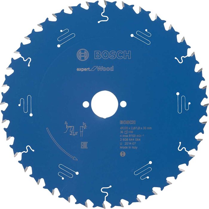 Tooled Up | Bosch Professional Bosch Expert Wood Cutting Saw Blade 235mm 36T 30mm Bosch Professional Bosch Expert Wood Cutting Saw Blade 235mm 36T 30mm