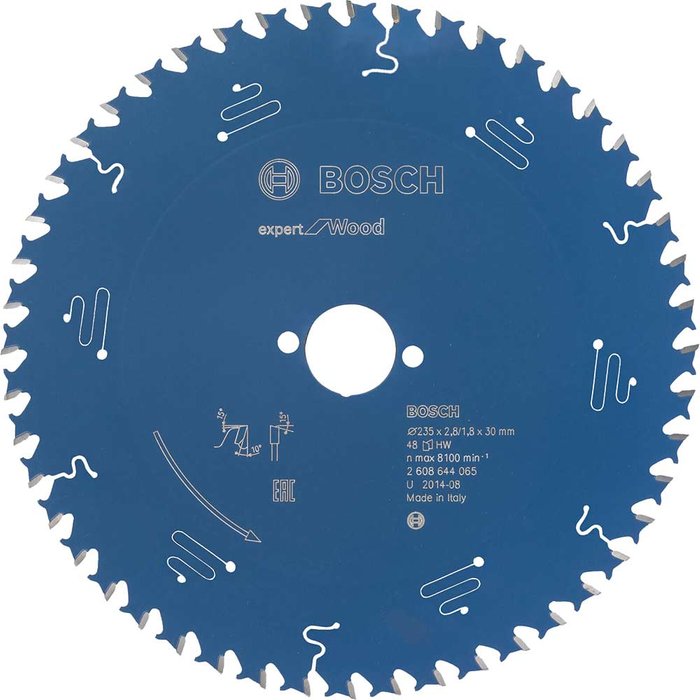 Tooled Up | Bosch Professional Bosch Expert Wood Cutting Saw Blade 235mm 48T 30mm Bosch Professional Bosch Expert Wood Cutting Saw Blade 235mm 48T 30mm