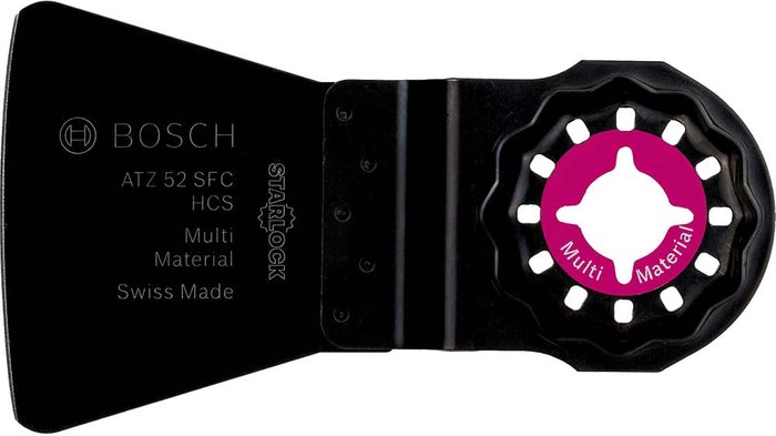 Tooled Up | Bosch Professional Bosch ATZ 52 SFC HCS Oscillating Multi Tool Flexible Scraper 52mm Pack of 1 Bosch Professional Bosch ATZ 52 SFC HCS Oscillating Multi Tool Flexible Scraper 52mm Pack of 1
