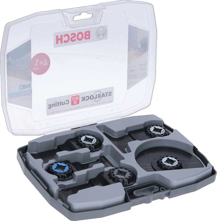 Tooled Up | Bosch Professional Bosch 5 Piece Universal Starlock Oscillating Multi Tool Cutting Blade Set Bosch Professional Bosch 5 Piece Universal Starlock Oscillating Multi Tool Cutting Blade Set