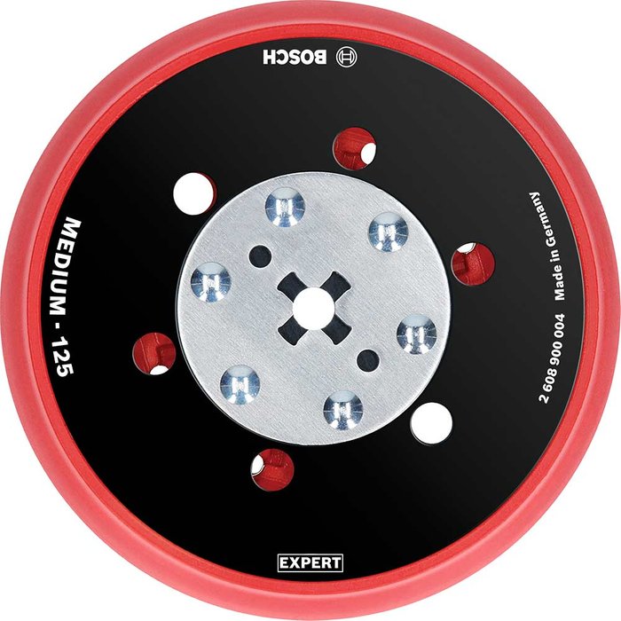 Tooled Up | Bosch Professional Bosch Expert Multihole Medium Backing Pads Universal 125mm 125mm Bosch Professional Bosch Expert Multihole Medium Backing Pads Universal 125mm 125mm