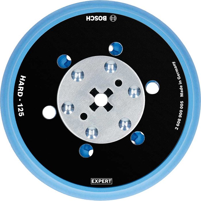 Tooled Up | Bosch Professional Bosch Expert Multihole Hard Backing Pads Universal 125mm 125mm Bosch Professional Bosch Expert Multihole Hard Backing Pads Universal 125mm 125mm