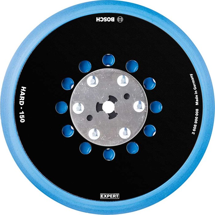 Tooled Up | Bosch Professional Bosch Expert Multihole Hard Backing Pads Universal 150mm 150mm Bosch Professional Bosch Expert Multihole Hard Backing Pads Universal 150mm 150mm
