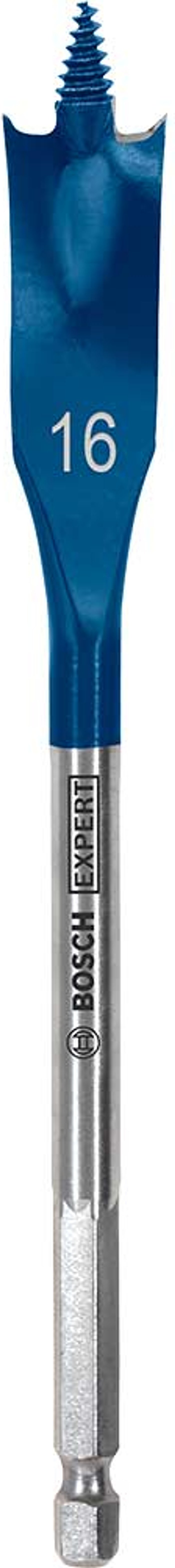 Tooled Up | Bosch Professional Bosch Expert Self Cut Speed Hex Shank Flat Drill Bit 16mm 152mm Bosch Professional Bosch Expert Self Cut Speed Hex Shank Flat Drill Bit 16mm 152mm