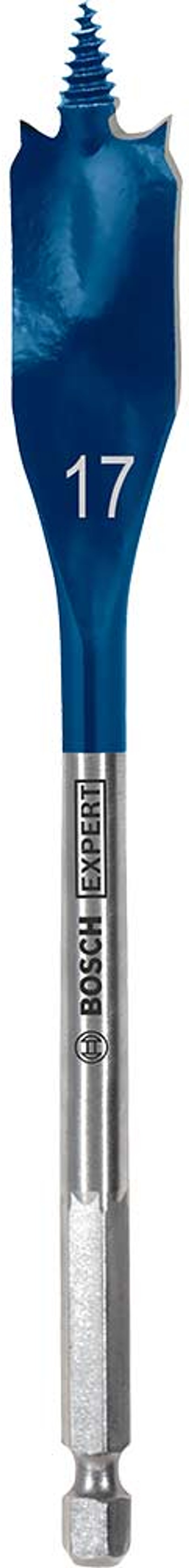Tooled Up | Bosch Professional Bosch Expert Self Cut Speed Hex Shank Flat Drill Bit 17mm 152mm Bosch Professional Bosch Expert Self Cut Speed Hex Shank Flat Drill Bit 17mm 152mm