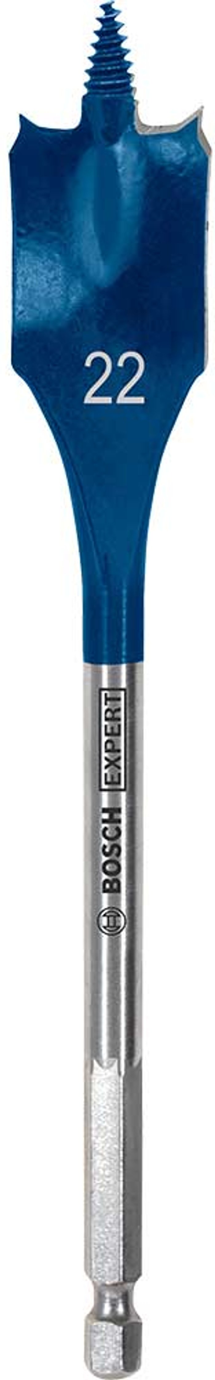 Tooled Up | Bosch Professional Bosch Expert Self Cut Speed Hex Shank Flat Drill Bit 22mm 152mm Bosch Professional Bosch Expert Self Cut Speed Hex Shank Flat Drill Bit 22mm 152mm