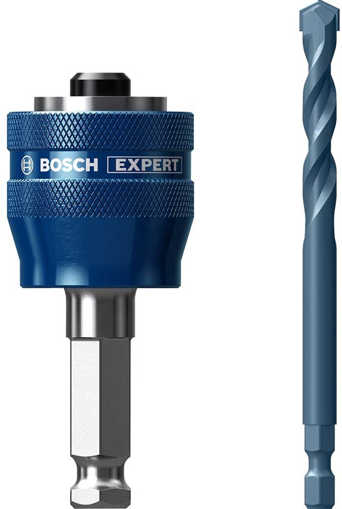 Tooled Up | Bosch Professional Bosch Expert Power Change Plus Hole Saw Adaptor and TCT Drill Bosch Professional Bosch Expert Power Change Plus Hole Saw Adaptor and TCT Drill