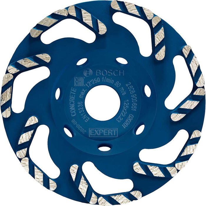 Tooled Up | Bosch Professional Bosch Expert Concrete Diamond Grinding Head 125mm Bosch Professional Bosch Expert Concrete Diamond Grinding Head 125mm