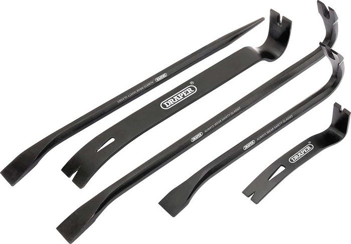 Tooled Up | Draper Draper 5 Piece Pry and Wrecking Bar Set Draper Draper 5 Piece Pry and Wrecking Bar Set
