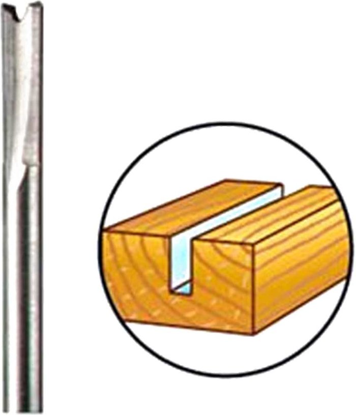 Tooled Up | Dremel Dremel 650 Straight Router Bit 3.2mm Pack of 1 Dremel Dremel 650 Straight Router Bit 3.2mm Pack of 1