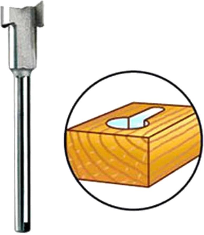 Tooled Up | Dremel Dremel 655 Keyhole Router Bit 8mm Pack of 1 Dremel Dremel 655 Keyhole Router Bit 8mm Pack of 1