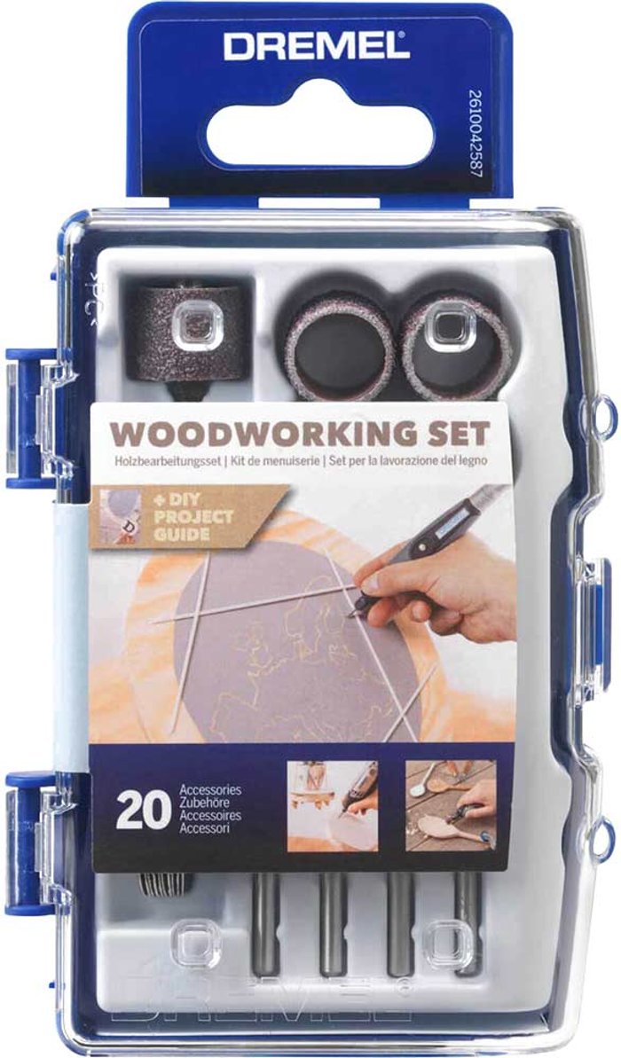 Tooled Up | Dremel Dremel 681 20 Piece Woodworking Accessory Set Dremel Dremel 681 20 Piece Woodworking Accessory Set
