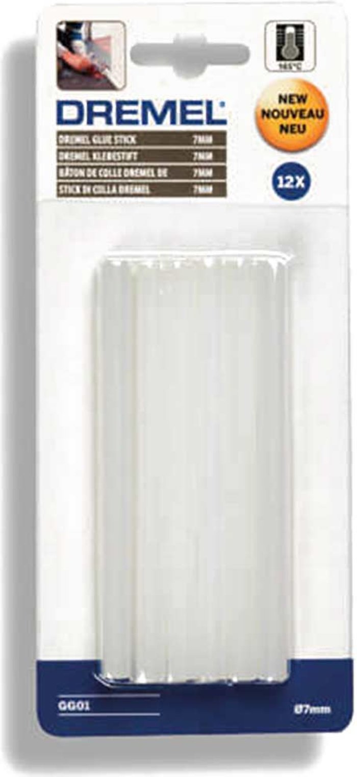 Tooled Up | Dremel Dremel Multi Purpose High Temperature Glue Sticks 7mm 100mm Pack of 12 Dremel Dremel Multi Purpose High Temperature Glue Sticks 7mm 100mm Pack of 12