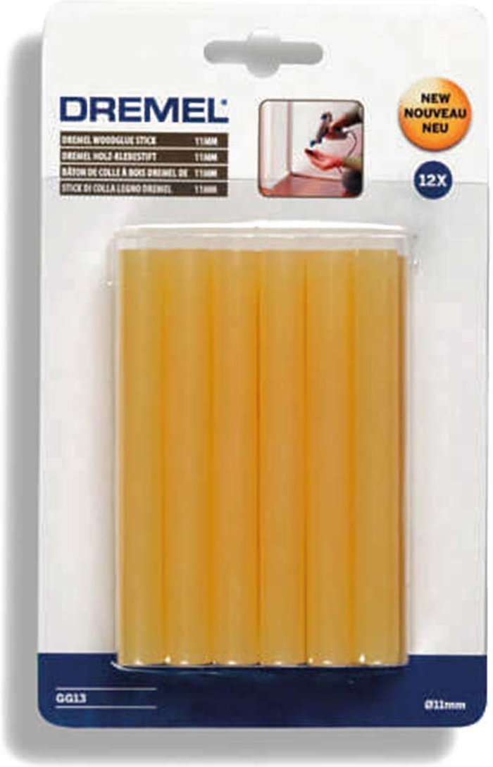 Tooled Up | Dremel Dremel Wood Glue Sticks 11mm 100mm Pack of 12 Dremel Dremel Wood Glue Sticks 11mm 100mm Pack of 12