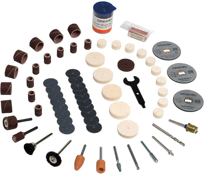 Tooled Up | Dremel Dremel 100 Piece Rotary Multi Tool Accessory Set Dremel Dremel 100 Piece Rotary Multi Tool Accessory Set