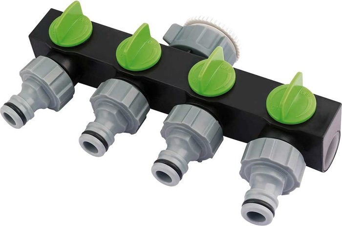 Tooled Up | Draper Draper 4 Way Hose Pipe Tap Connector Draper Draper 4 Way Hose Pipe Tap Connector