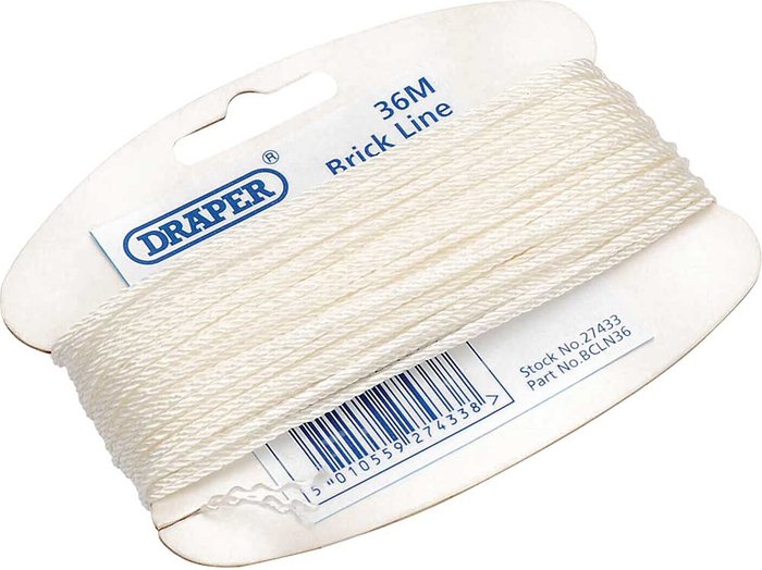 Tooled Up | Draper Draper Nylon Builders Chalk Line 36m Draper Draper Nylon Builders Chalk Line 36m