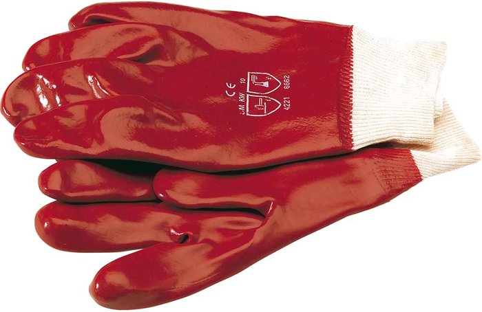 Tooled Up | Draper Draper Expert Wet Work Gloves Red One Size Draper Draper Expert Wet Work Gloves Red One Size