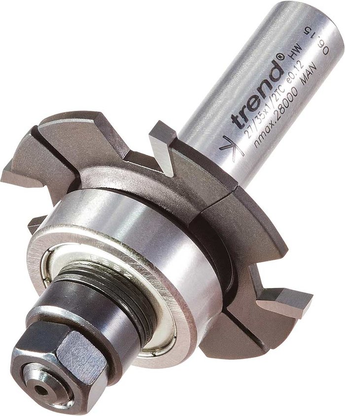Tooled Up | Trend Trend Bearing Guided Variable Kerf Groover 50mm 5mm 1/2 Trend Trend Bearing Guided Variable Kerf Groover 50mm 5mm 1/2