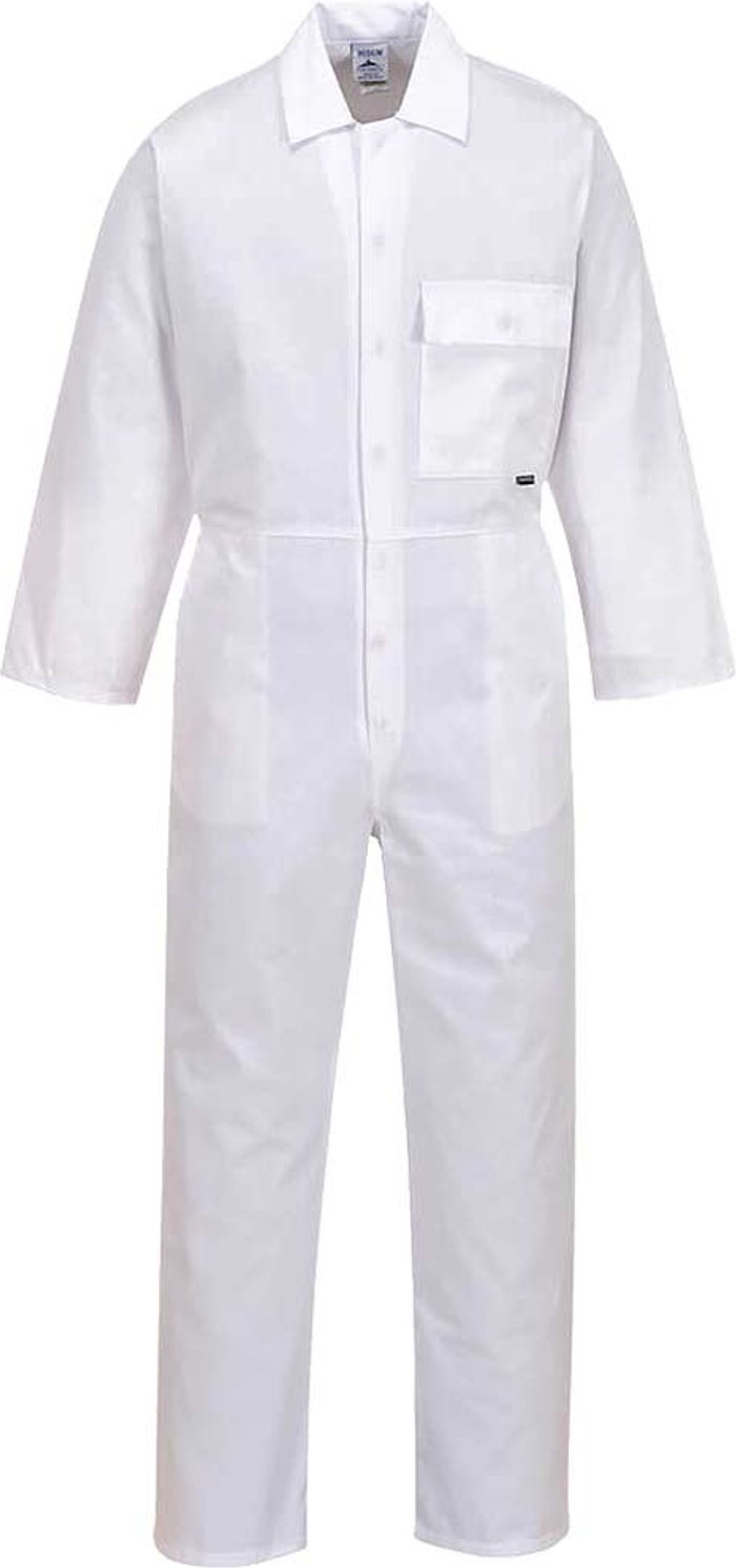 Tooled Up | Portwest Portwest Standard Coverall White L 31 Portwest Portwest Standard Coverall White L 31