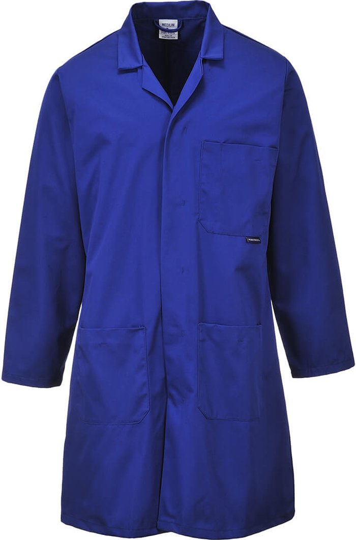 Tooled Up | Portwest Portwest Standard Lab Coat Royal Blue XS Portwest Portwest Standard Lab Coat Royal Blue XS