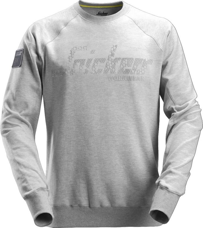 Tooled Up | Snickers Snickers 2882 Mens Logo Sweatshirt Grey S Snickers Snickers 2882 Mens Logo Sweatshirt Grey S