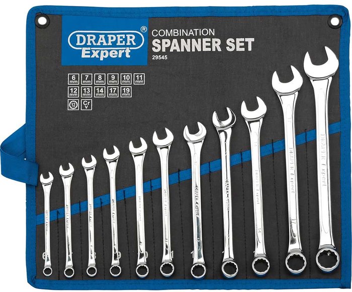 Tooled Up | Draper Draper 11 Piece Combination Spanner Set Metric Draper Draper 11 Piece Combination Spanner Set Metric